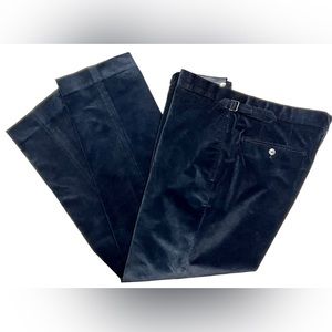 TOM FORD MEN’S COOPER DRESS TROUSER IN NAVY BLUE CORDUROY